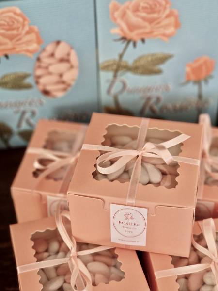 Dragées Rosière Boite Amande Avola Philomène 300g