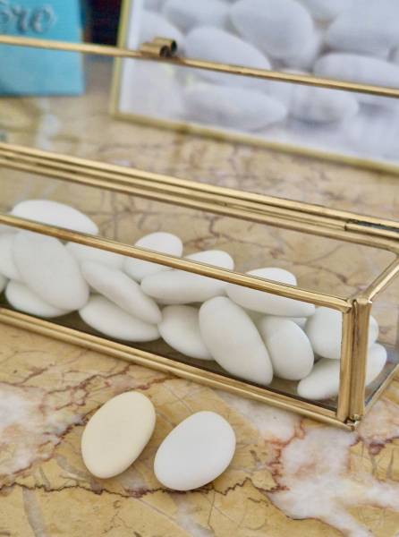 Dragées Rosière amande Avola Royales Charlotte - blanc & champagne