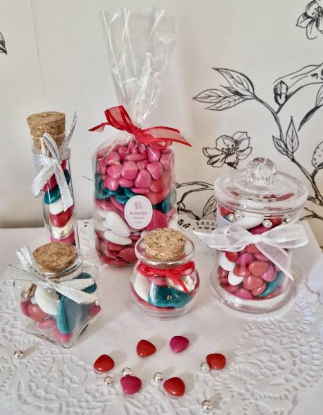 Gamme NOEL en Fête - Fushia et Rouge - Dragées Rosière