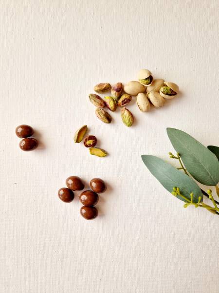Nouveauté irrésistible : Confiserie Chocolat au Lait Pistache & Caramel Beurre Salé