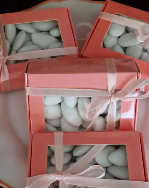 Cadeau d'invités pour le remercier lors d'une fête amicale - Dragées Rosière - Amandes AVOLA Philimène 