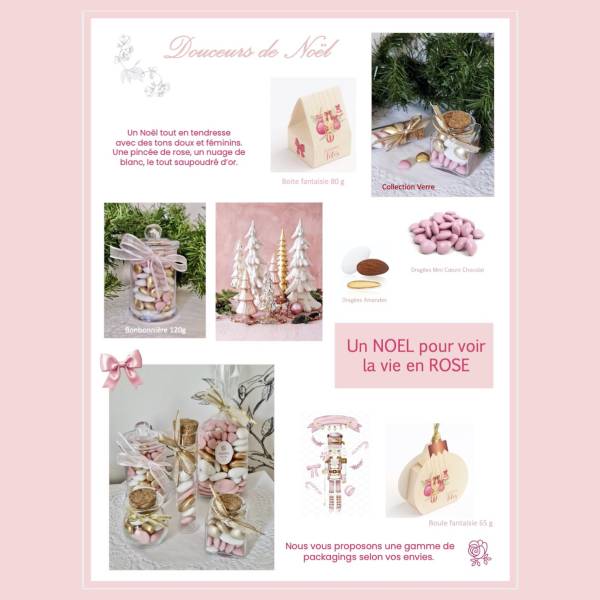 Collection de dragées et contenants pour NOEL