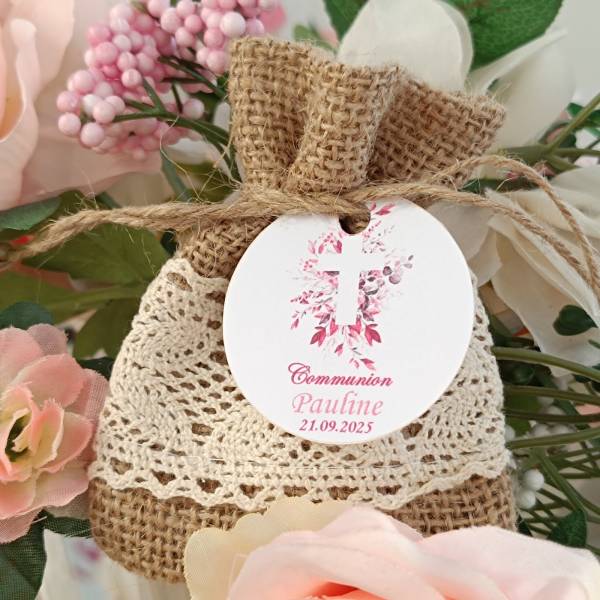 BAPTÊME - Dragées & contenants pour Fille