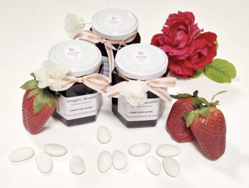 Confiture Fraise & Pétales de Rose – Édition Rosière